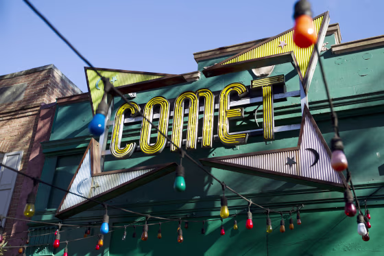 Image: The front door of Comet Ping Pong pizza shop, in Washington, Monday, Dec. 5, 2016.