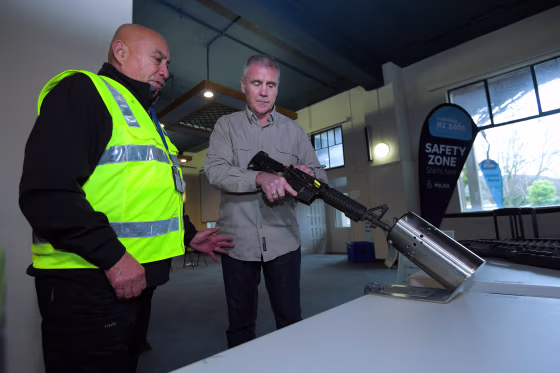 Image: FILES-NZEALAND-ATTACKS-MOSQUE-WEAPONS