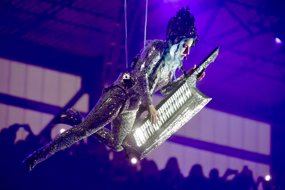 Image: Lady Gaga performs during the AT&T TV Super Saturday Night in Miami on Feb. 1, 2020.