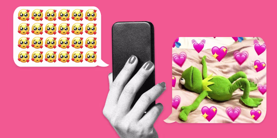 Image: Texting is not incompatible with love; it's necessary for it