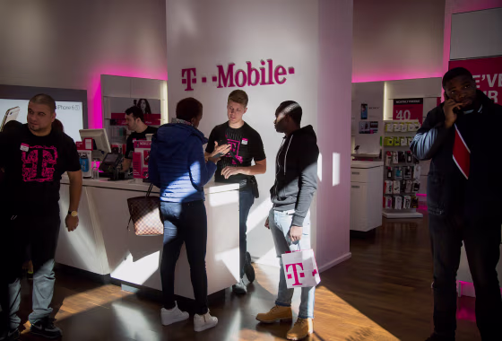 Inside A T-Mobile US Inc. Store Ahead Of Earnings Figures