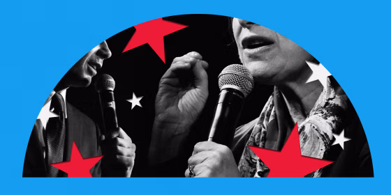 Image: Seven Democratic presidential candidates will take the stage in a debate in South Carolina on Feb. 25, 2020.