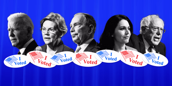 Image: Voters will cast ballots in Democratic primaries in 14 states on \"Super Tuesday,\" March 3, 2020.