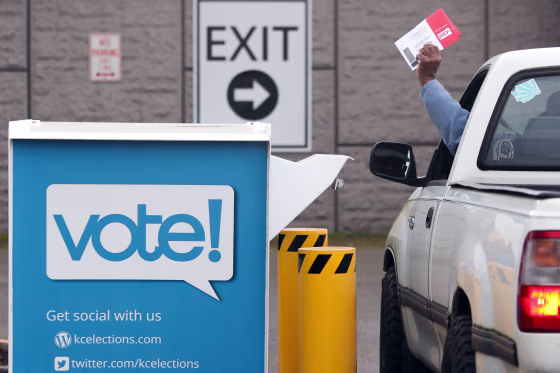 Image: US-vote-Democrats
