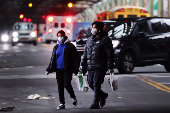 Image: Coronavirus Pandemic Causes Climate Of Anxiety And Changing Routines In America