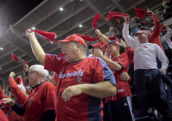 Image: Washington Nationals and the St. Louis Cardinals in game 3 of the NLCS