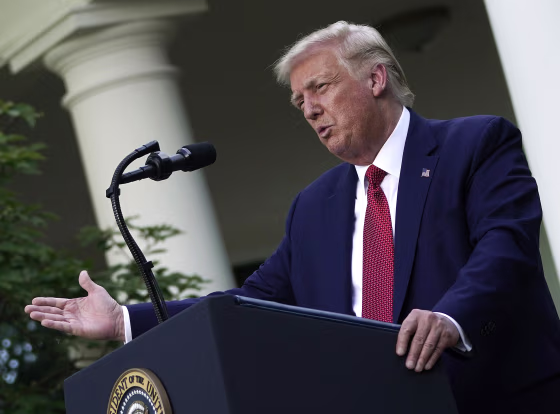 Image: President Trump Holds A Press Conference At The White House