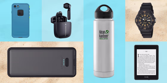 Technology writer Whitson Gordon shares the tech gadgets he always has with him during a day at the beach.