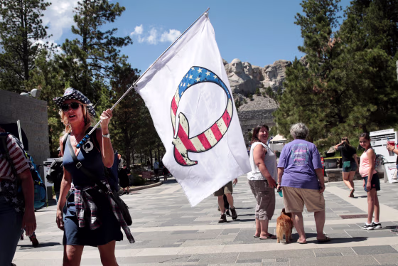 Image: Mount Rushmore National Memorial And Keystone, South Dakota Prepare To Host President Trump