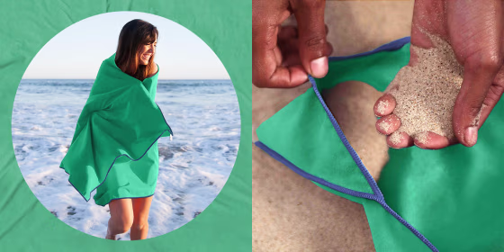 Since switching to a microfiber beach blanket some years back, it's been a staple in technology writer Whitson Gordon's beach bag