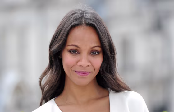 Zoe Saldana attends the \"Guardians of the Galacy\" photo-call in London on July 25, 2014.