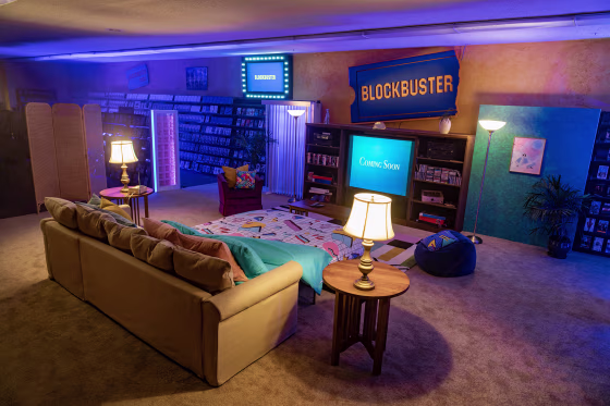 Deschutes County residents will be able to book a one-night slumber party at the world's last Blockbuster store in Bend, Ore.