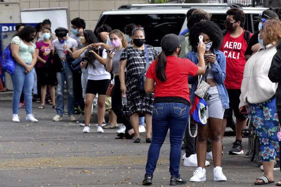 Image: Hollywood High School Students And Teachers Prepare For Coming School Year
