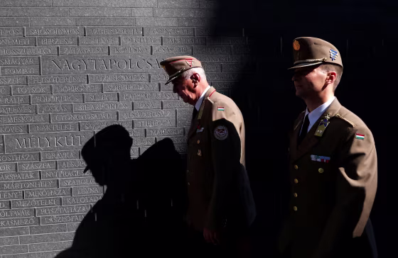 Image: Unveiling ceremony of the 'Memorial of National Unity' in Budapest
