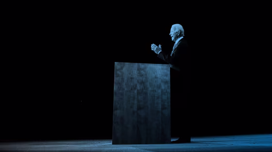 Joe Biden on Thursday was much more the cagey veteran than a lion in winter.