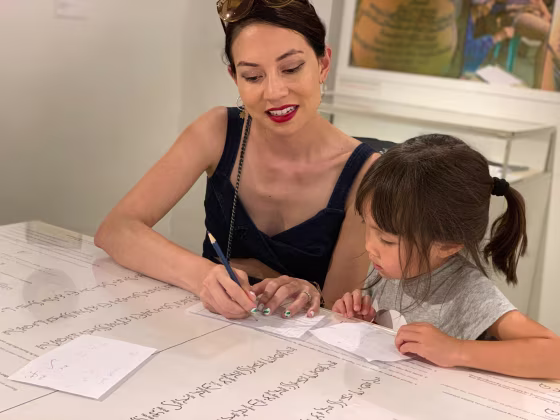 Image: Danielle Colayco and her daughter, Audrey