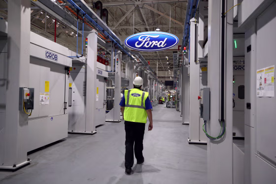 Image: The New State Of The Art Ford Production Line