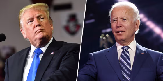 Image: Donald Trump, Joe Biden