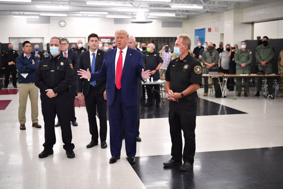 Image: Donald Trump, US-POLITICS-TRUMP-PROTESTS-RACISM