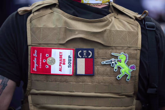 Image: Boogaloo Bois, Insignia, FILES-US-UNREST-FAR-RIGHT