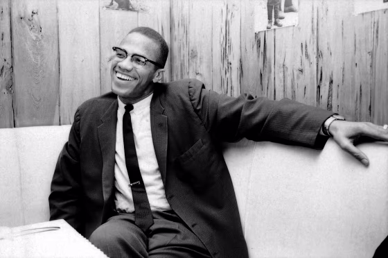Radical black activist Malcolm X