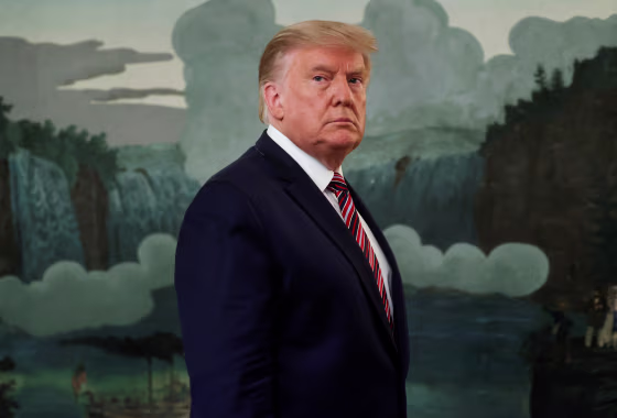 Image: U.S. President Trump delivers remarks on judicial appointments at the White House in Washington