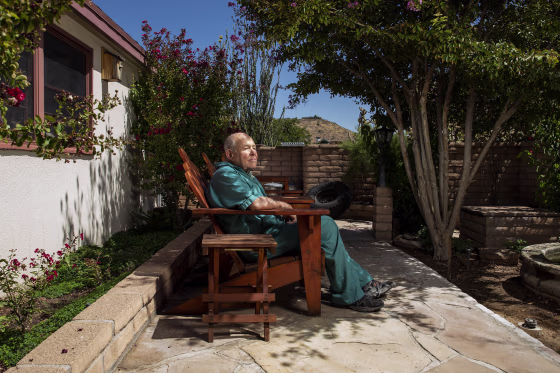 Image: Eddie Pattillo, 81, at his home in Kingman, Ariz.