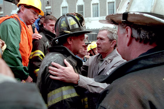 President Bush Visits New York