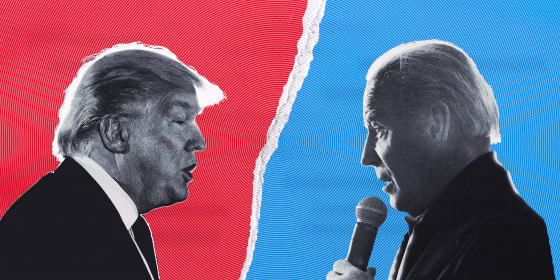 Image: President Donald Trump and Joe Biden participated in the first presidential debate on Tuesday night.