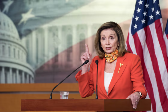 Image: Speaker Pelosi Holds Her Weekly News Conference On Capitol Hill