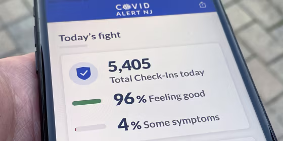 Image: Covid-19 smartphone app
