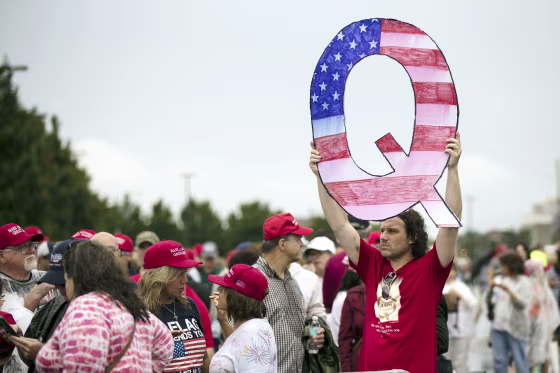 Image: Qanon supporter