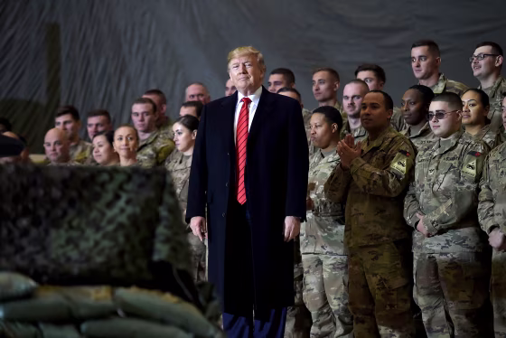 Image: AFGHANISTAN-US-TRUMP-THANKSGIVING