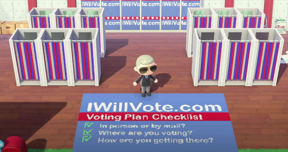 An image of Biden Island in "Animal Crossing: New Horizons."
