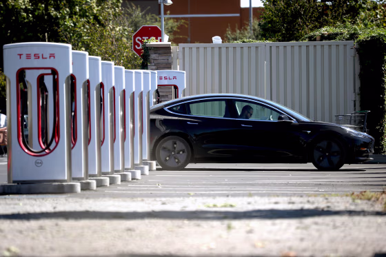 Image: California Governor Newsom Announces Ban Of Gas-Powered Cars By 2035