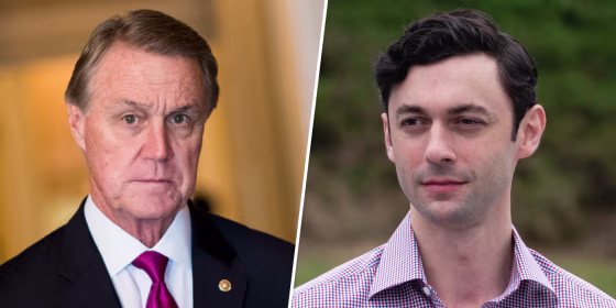 Image: David Perdue and Jon Ossoff