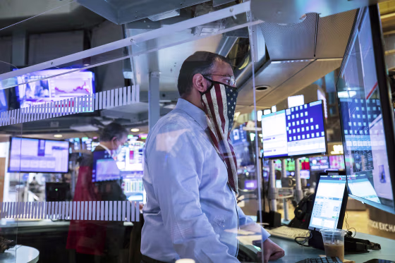 The New York Stock Exchange trading floor on Nov. 4.