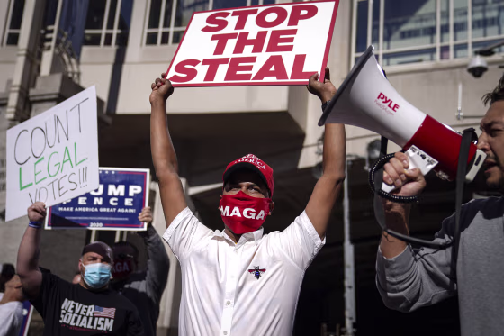 Image: Election protest