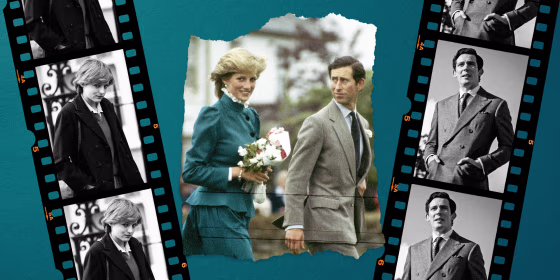 Image: Diana, Princess of Wales and Prince Charles