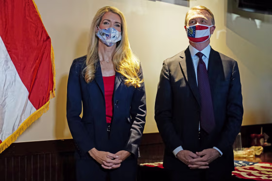 Image: Kelly Loeffler, David Perdue