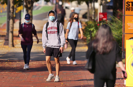 Image: BU Students Need To Show Confirmation They're Virus-Free