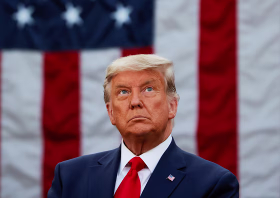 Image: U.S. President Trump delivers update on so-called Operation Warp Speed coronavirus treatment program in televised address from the Rose Garden at the White House in Washington