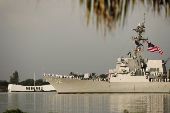 The USS Michael Murphy in 2012.
