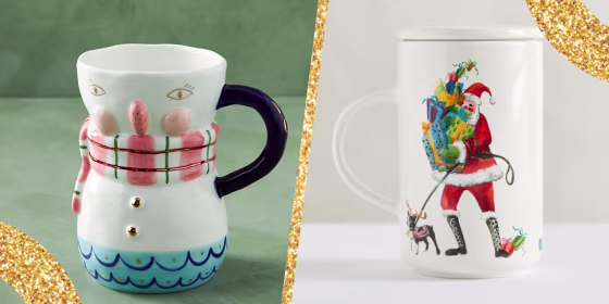 Festive Holiday Mugs