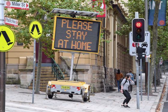 Image: North Sydney's central business district