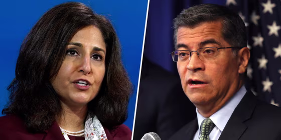 Image: Neera Tanden, Xavier Becerra