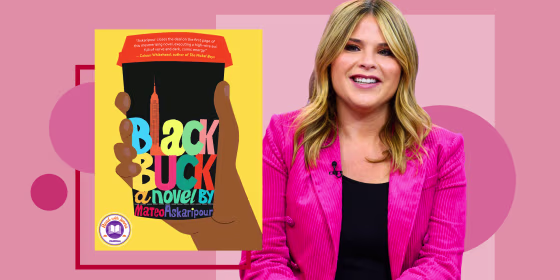 Illustration of the book "Black Buck" by Mateo Askaripour and Jenna Bush Hager