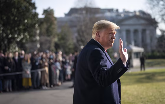 Image: President Trump Departs White House For Border Visit