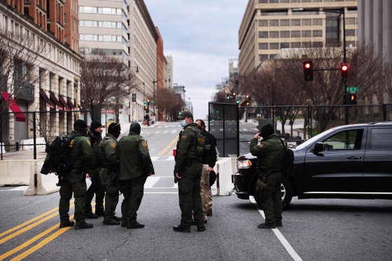 Image: Protests Expected In Washington DC Ahead Of Biden Inauguration