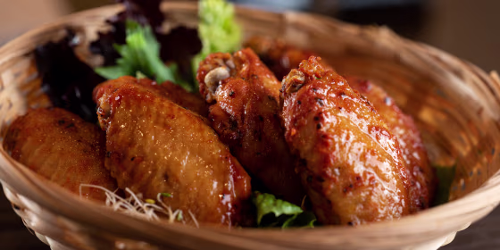 Barbecue Glazed Chicken Wings
